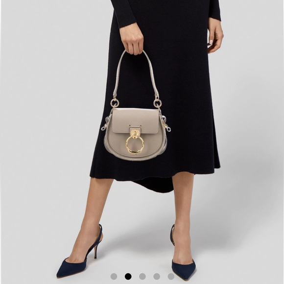 Chloe Tess Bag - Light Tan/Gold - Picture 2 of 5